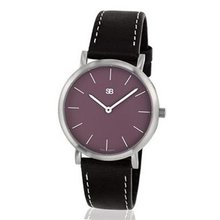SOB1115 Ladies Steel with Plum Dial