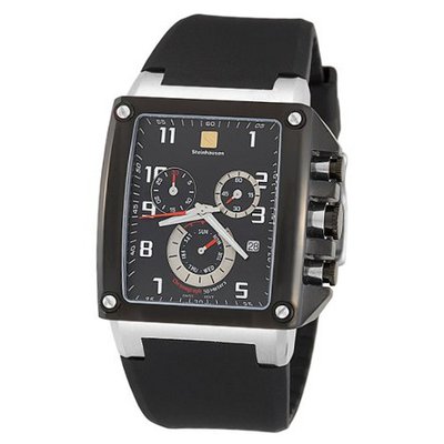 Steinhausen TW524L Riviera Retro Sport Swiss Quartz Black Dial