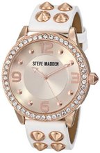Steve Madden SMW00010-06 Analog Display Quartz White