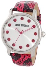 Steve Madden SMW00012-03 Pink Faux Python Strap