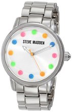 Steve Madden SMW00012-42 Analog Display Quartz Silver