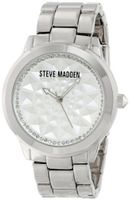 Steve Madden SMW00021-08 Silver Textured Dial