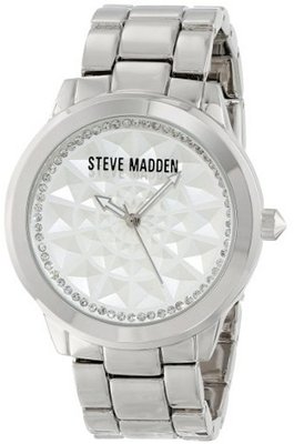 Steve Madden SMW00021-08 Silver Textured Dial
