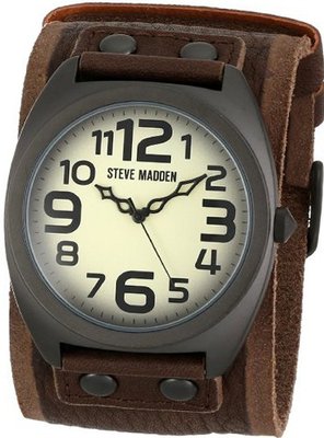 Steve Madden SMW00043-02 Analog Display Quartz Brown