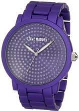 Steve Madden SMW00054-03 Analog Display Quartz Purple