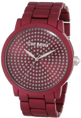 Steve Madden SMW00054-04 Red Case and Bracelet