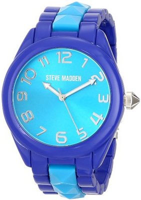 Steve Madden SMW00066-02 Analog Display Quartz Purple