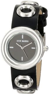 Steve Madden SMW00080-02 Analog Display Quartz Black