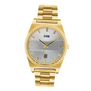 Storm Ramos Gold with Silver Dial and Stainless Steel Bracelet