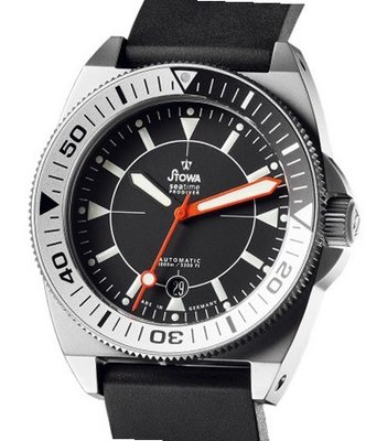 Stowa Sportuhren Prodiver Schwarz