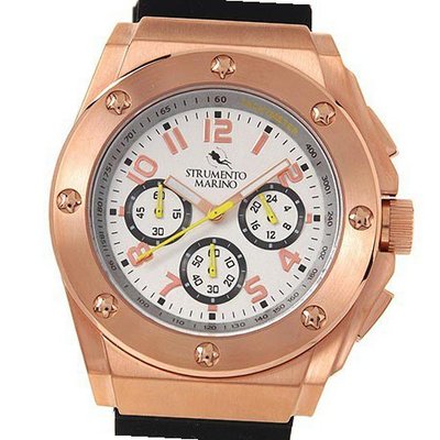 STRUMENTO MARINO Stainless Steel Chronograph .