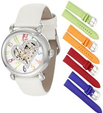 Stuhrling Original 109SW2.1115C2 Amour Aphrodite Cupid Set Automatic skeleton Swarovski Crystal Interchangeable Strap