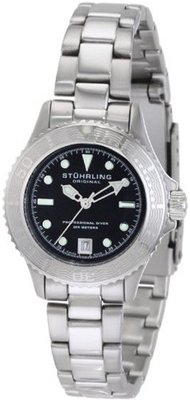 Stuhrling Original 1162.12111 Nautical Regatta Sailor Swiss Made Quartz Divers Date Stainless Steel