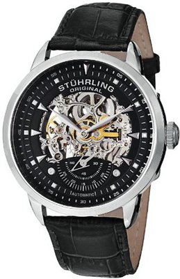 Stuhrling Original 133.33151 Symphony Aristocrat Executive Automatic Skeleton Black