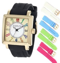 Stuhrling Original 149L3.123631 Vogue Ozzie Dream Swiss Quartz Mother-Of-Pearl Black Strap Set