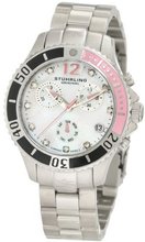Stuhrling Original 162CR.11217 Nautical Regatta Mother of Pearl and Diamond Pink