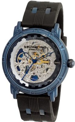 Stuhrling Original 165C.33X62 Classic Winchester Cavalier Automatic Skeleton Black