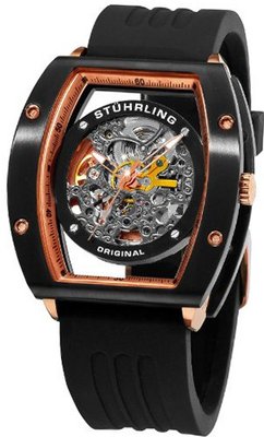 Stuhrling Original 206R.33461 Leisure Zeppelin NT Automatic Skeleton Black
