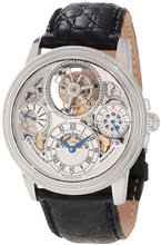 Stuhrling Original 213T.331X2 Tourbillon Limited Edition Saturnalia Tourbillon Mechanical Power Reserve Indicator Stainless Steel