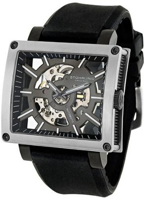 Stuhrling Original 257.ST.331654 Classic Metropolis Axis Automatic Skeleton Stainless Steel