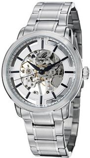 Stuhrling Original 394.33112 Classic Winchester Pro Mechanical Hand Wind Skeleton Silver Dial