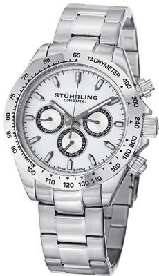 Stuhrling Original 564.01 "Concorso Raceway" Stainless Steel Bracelet
