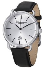 Stuhrling Original 768.01 Classic Ascot Agent Swiss Quartz Date Silver Dial
