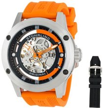 Stuhrling Original `s 314R.3316F57Set Leisure Zeppelin 360 Sport Automatic Skeleton Rubber Strap Set
