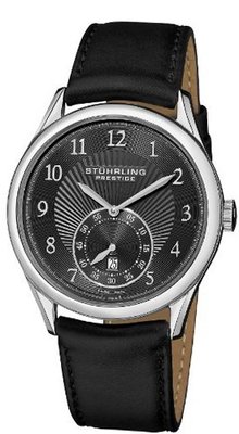 Stuhrling Prestige 171B3.33151 Prestige Swiss Made Adamant Automatic Date Black