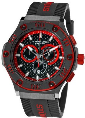 Stuhrling Prestige 292P.335964 Prestige Swiss Made Harbinger Quartz Chronograph Date Red