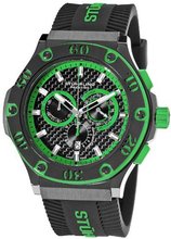 Stuhrling Prestige 292P.335971 Prestige Swiss Made Harbinger Quartz Chronograph Date Green