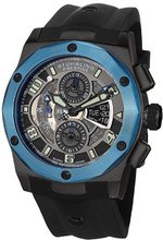 Stuhrling Prestige 311B.33U61 Prestige Swiss Made Automatic Valjoux 7750 Columbiad Chronograph Multi-Function Blue