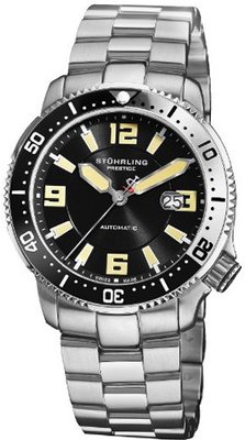 Stuhrling Prestige 323.33111 Prestige Swiss Made Regatta Cruiser Automatic Date Stainless Steel Bracelet