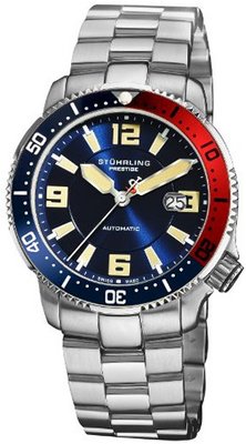 Stuhrling Prestige 323.33116 Prestige Swiss Made Regatta Cruiser Automatic Date Stainless Steel Bracelet