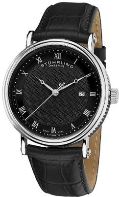 Stuhrling Prestige 358.33151 Prestige Swiss Made Tradition Automatic Date Black