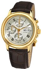 Stuhrling Prestige 362.333K2 Prestige Swiss Made Automatic Valjoux 7750 Accolade Chrono Brown
