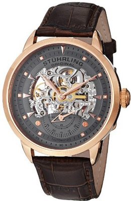 Stuhrling Original 133.3345K54 Executive Date Brown