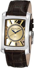 Stuhrling Original 144D.3315K31 Gatsby Quartz Date Brown
