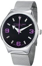 Stuhrling Original 184.331183 Aviator Falcon Eagle Elite Swiss Quartz Mesh Bracelet