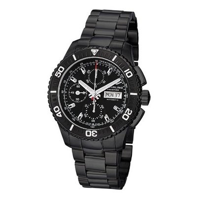 Stuhrling Original 319.335B1 Regatta Victoire Date Black PVD