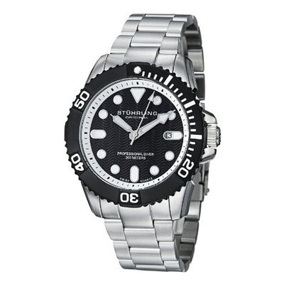 Stuhrling Original 328B.33111 Atlantis Elite Date Silver