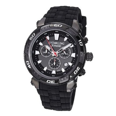 Stuhrling Original 375.335B1 Windshear Date Black