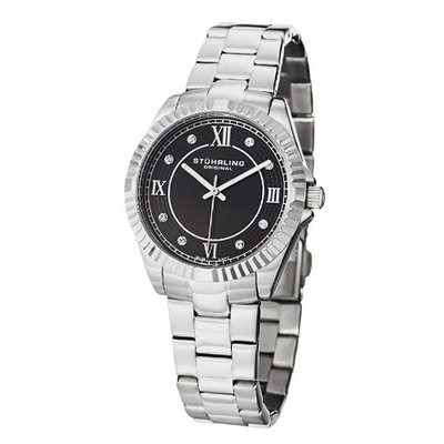 Stuhrling Original 399L.22111 Lady Nautic Date Silver