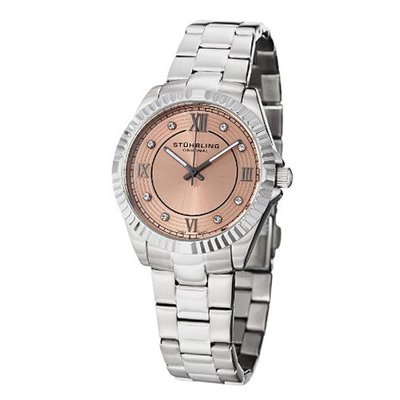 Stuhrling Original 399L.221153 Lady Nautic Date Silver