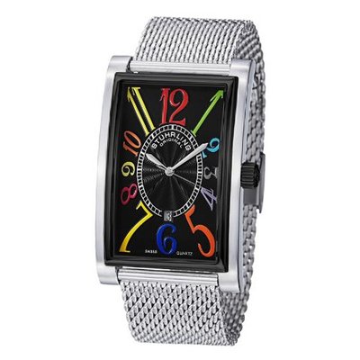 Stuhrling Original 401.33B11 Empire Ozzie Elite Date Silver