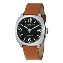 Stuhrling Original 451.3315K71 Eagle Square Date Tan