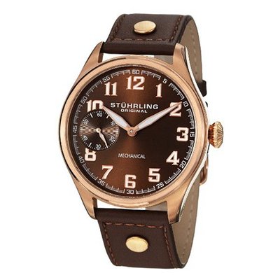 Stuhrling Original 457.3345K59 Legacy Sport Date Brown