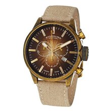 Stuhrling Original 468A.333T31 Concorso Sport Date Tan