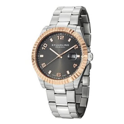 Stuhrling Original 499.332A154 Regency Date Silver