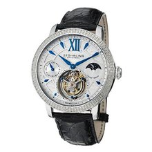 Stuhrling Original 500.331X2 Damier Tourbillon Date Black